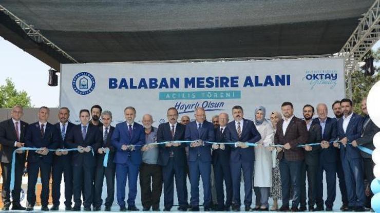 Balaban Mesire Alanı törenle açıldı