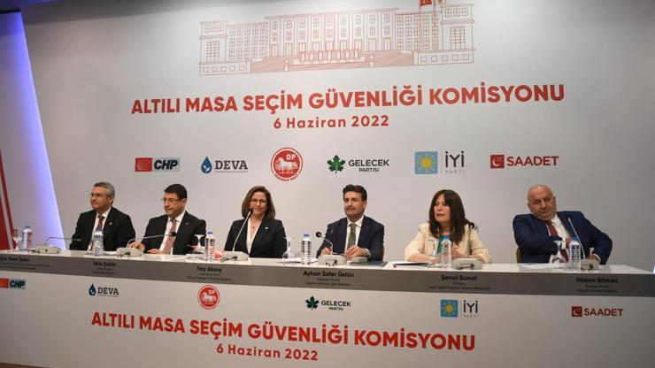 6 parti, seçim güvenliği tedbirlerini açıkladı