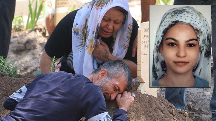 Eşinin öldürdüğü 18 yaşındaki İrem, son yolculuğuna uğurlandı