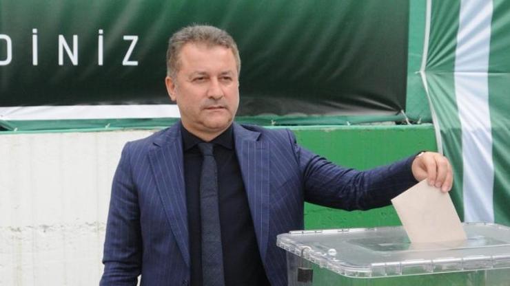 Giresunsporda Hakan Karaahmet yeniden başkan seçildi