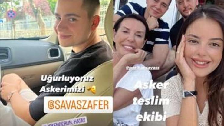Perihan Savaş oğlu Savaş Zaferi askere uğurladı