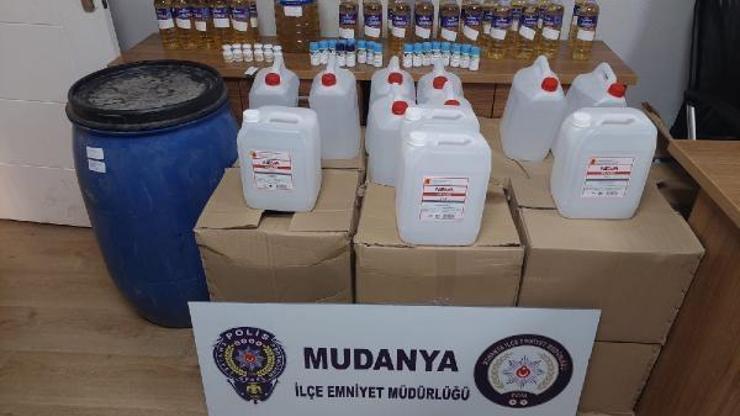Bursada sahte alkol operasyonu: 1 gözaltı