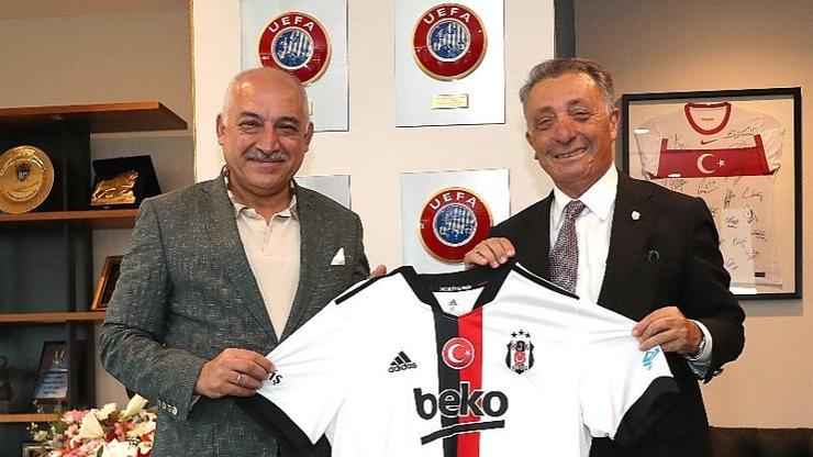 Ahmet Nur Çebiden TFF Başkanı Büyükekşiye ziyaret