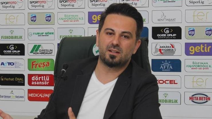 Giresunsporun transfer politikasını açıkladı