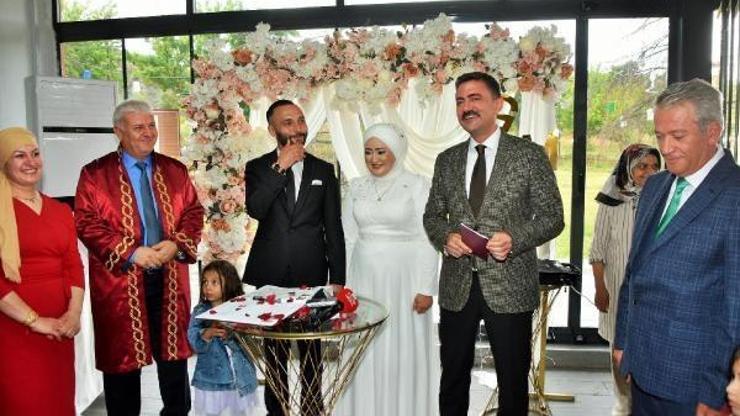 Huzur Köyde rehabilitasyon gören genç dünya evine girdi