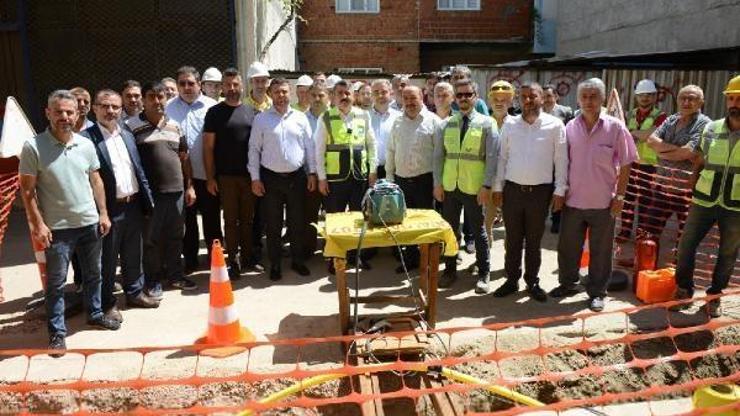 Yıldırımda doğalgaz sorunu çözülüyor