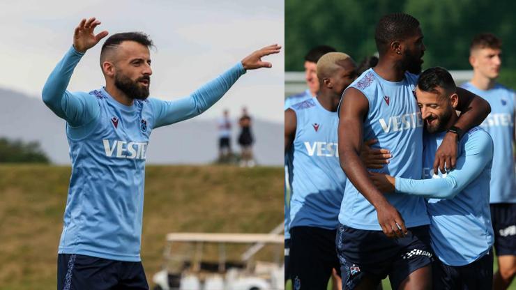 Trabzonsporda Manolis Siopis kampın neşesi oldu