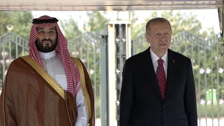 Son dakika haberi: Cumhurbaşkanı Erdoğan ile Veliaht Prens Selman görüştü