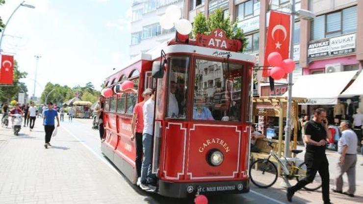Boluda Nostaljik Tramvay hizmete girdi