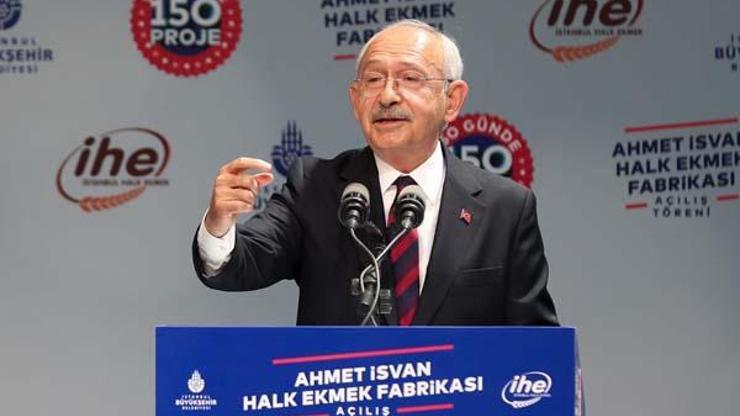 Kılıçdaroğlu İstanbulda halk ekmek fabrikası açılışına katıldı