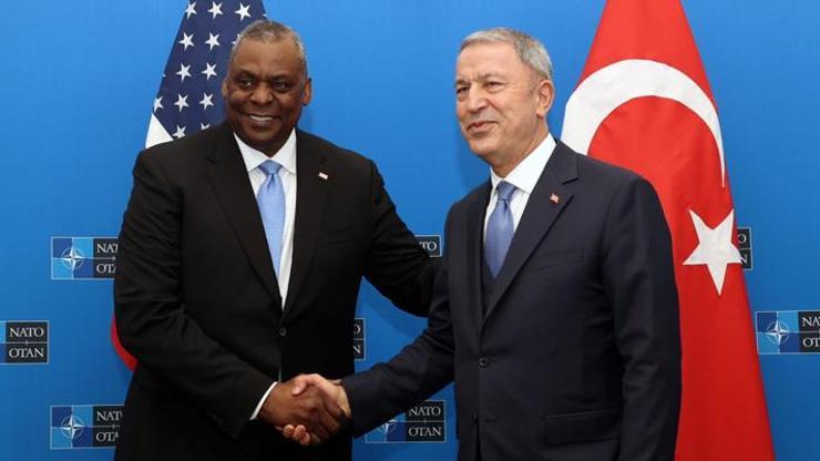 Son dakika haberi: Bakan Akar, ABDli mevkidaşı ile görüştü