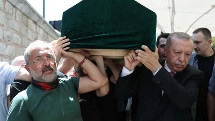 Cumhurbaşkanı Erdoğan, Mehmet Nimet Kayanın cenaze namazına katıldı