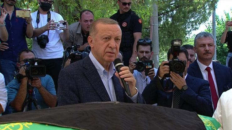 Son dakika... Cumhurbaşkanı Erdoğan, Hakan Füzünün cenaze törenine katıldı