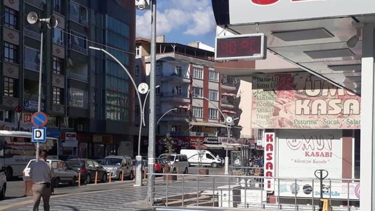 Termometreler 40 dereceyi gösterdi