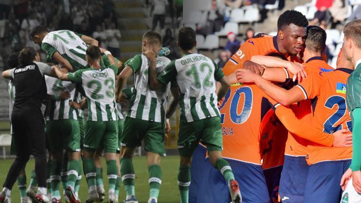 Konyaspor ve Başakşehir tur için sahada