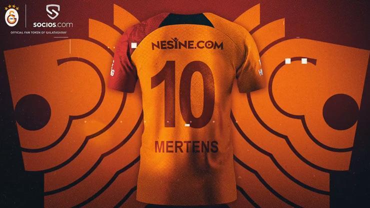 Galatasarayda Mertens 10 numaralı formayı giyecek