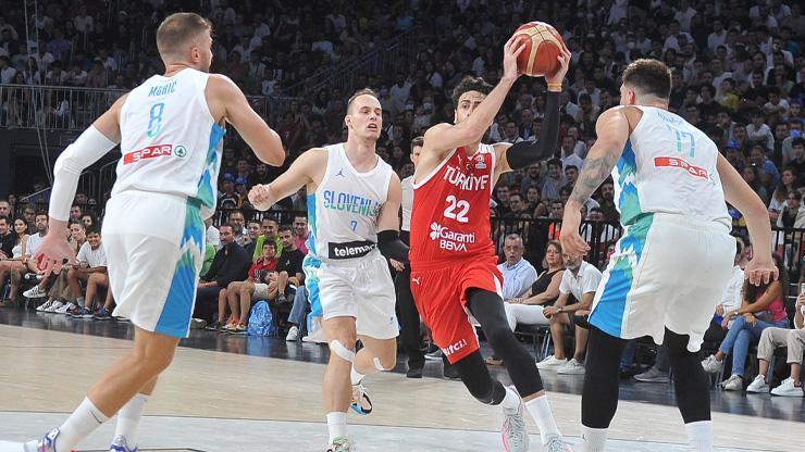 A Milli Erkek Basketbol Takımı hazırlık maçında Slovenyaya yenildi