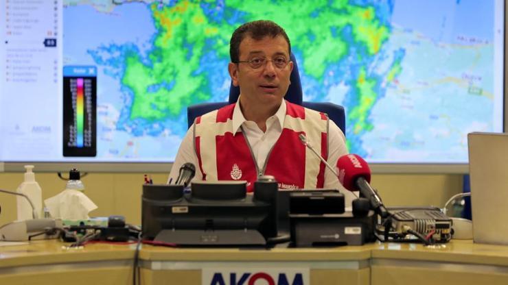 İmamoğlu: Yoğun yağışa rağmen süreci çok az sorunla atlattık