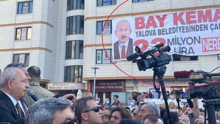 Kılıçdaroğluna pankartlı protesto