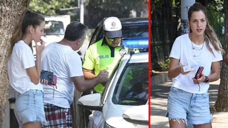 Eda Gürkaynaktan trafikte kural ihlali