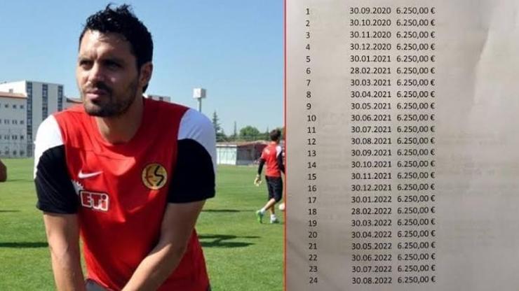 Eskişehirsporda Sebastian Pintonun borcu ödendi