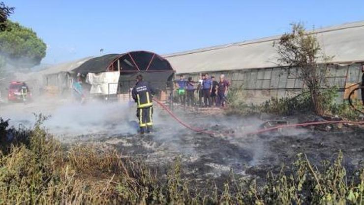 Zabıta ekibinin dikkati, yangına hızlı müdahaleyi sağladı