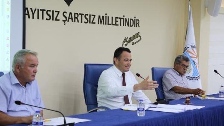 Kaş Belediyesinin eylül ayı meclisi yapıldı