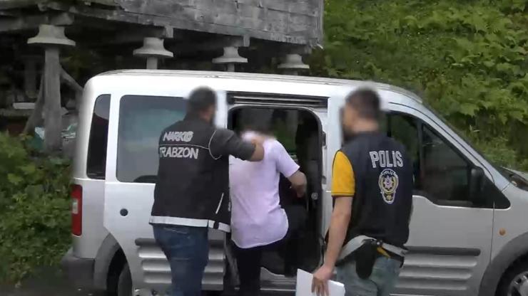 Trabzonda 11 farklı adrese eş zamanlı operasyon: 10 gözaltı