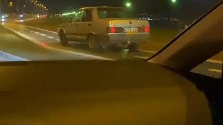 Fethiyede bisiklet yolundan giden sürücüye ceza kesildi