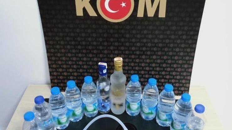 Keşan’da 12 şişe sahte rakı ele geçirildi