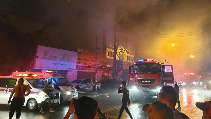 Vietnamda korkunç yangın: 12 ölü, 40 yaralı