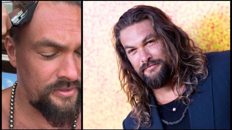 Jason Momoa, meşhur saçlarını mesaj vermek için kazıttı