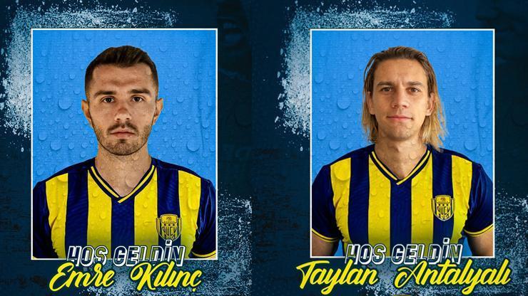 Emre Kılınç ve Taylan Antalyalı Ankaragücüne transfer oldu