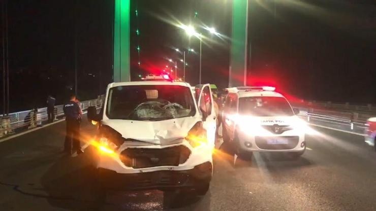 FSM Köprüsünde hareketli anlar: Dur ikazına uymadı polislere çarptı