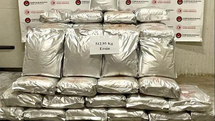 Esendere Gümrük Kapısında operasyon: 513 kilogram eroin ele geçirildi
