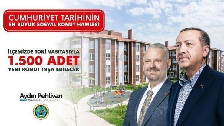 Menemene 1500 konut inşa edilecek