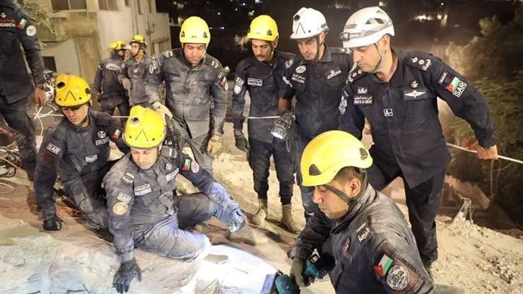 Ürdün’de 24 saat sonra gelen mucize: 4 aylık bebek, enkaz altından kurtarıldı