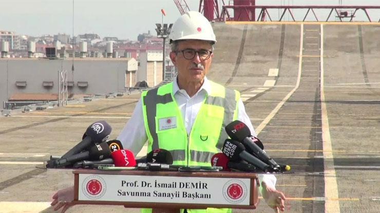 Son dakika... Prof. Dr. İsmail Demir açıkladı: TCG Anadolu Gemisi için geri sayım