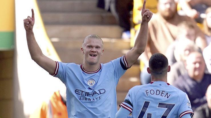 Erling Haaland Premier Lig tarihine geçti