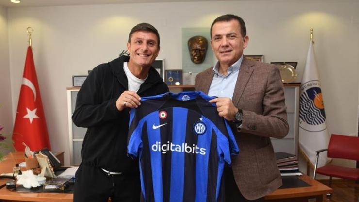 Dünya futbolunun efsane ismi Javier Zanetti Mersinde