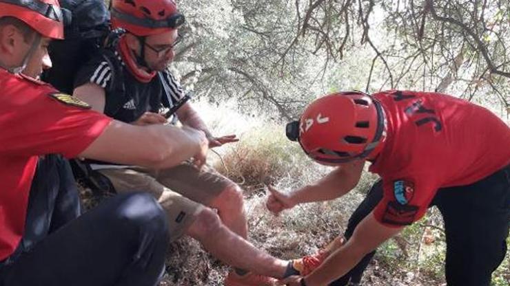 Doğa yürüyüşünde kaybolan turist, JAK ekiplerince bulundu