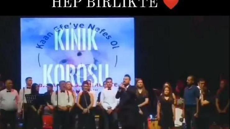 Kınık Belediye Korosu Kaan Efe için sahne aldı
