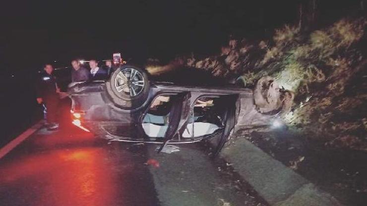 ÇGC heyeti, TBMM dönüşü kaza yaptı