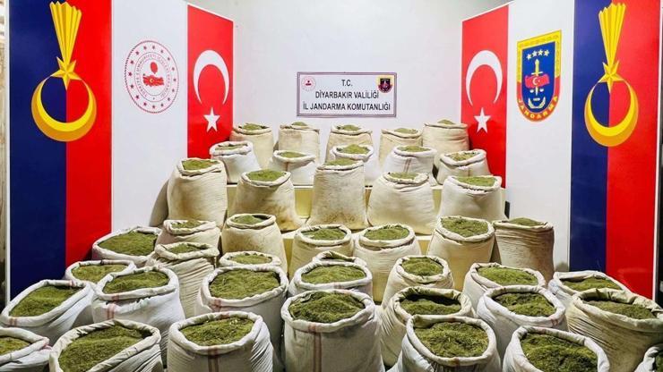 Diyarbakırda 3 ton 470 kilo esrar ele geçirildi