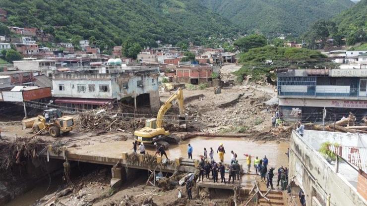 Venezueladaki toprak kayması felaketi: Can kaybı 36ya yükseldi