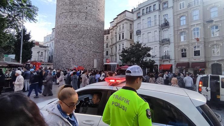 Galata Kulesi’nde korkunç olay: Metrelerce yükseklikten düşerek hayatını kaybetti