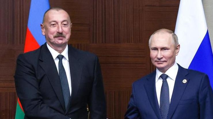 Putin ve Aliyev Astana’da bir araya geldi