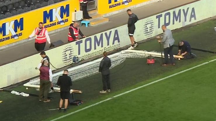 Hull City-Birmingham maçında ilginç olay