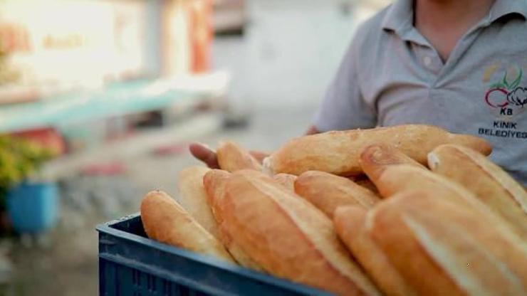 Kınıkta belediyeden günlük 10 bin adet ucuz ekmek üretimi