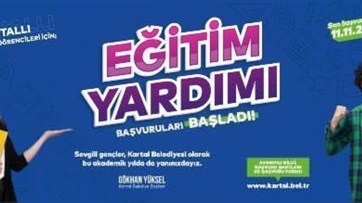 Kartal Belediyesi’nden üniversite öğrencilerine eğitim yardımı